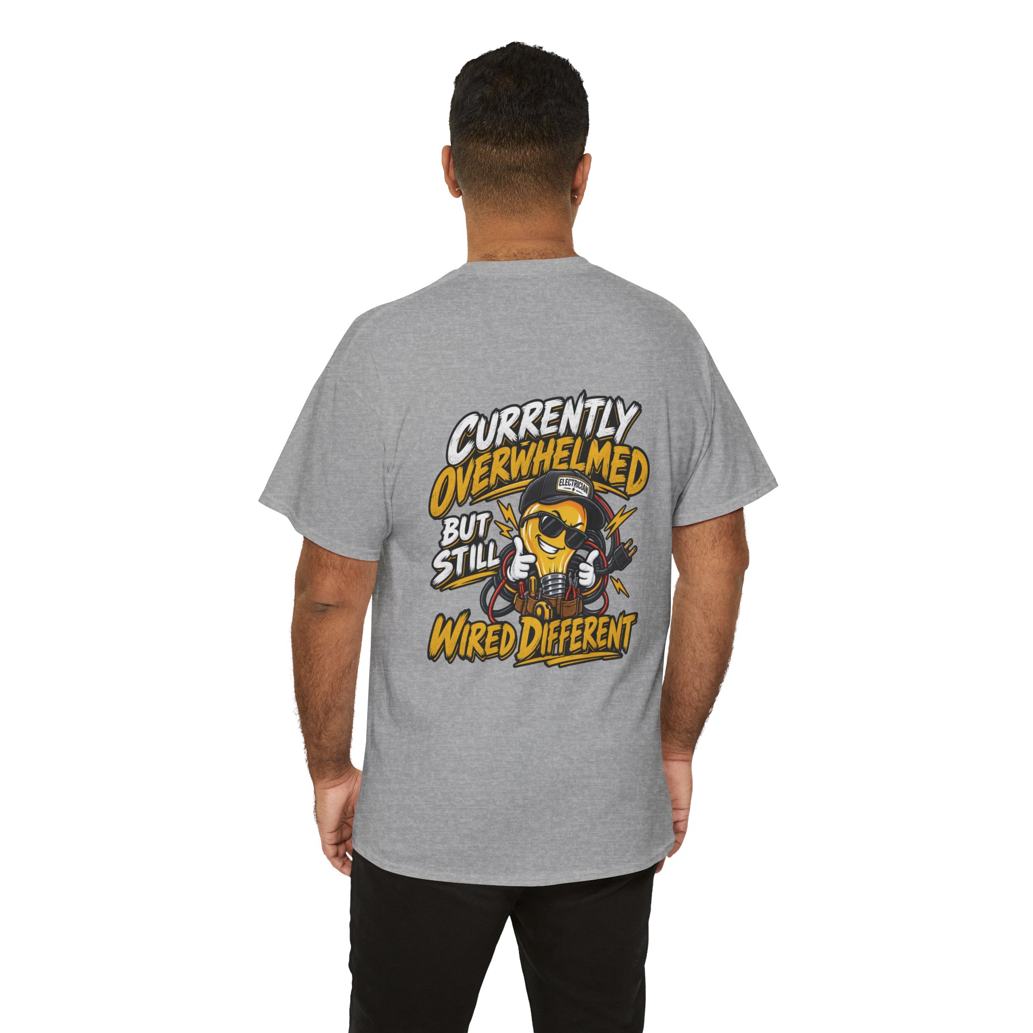Currently Overwhelmed, But Still Wired Different Electrician T-Shirt - Image 19