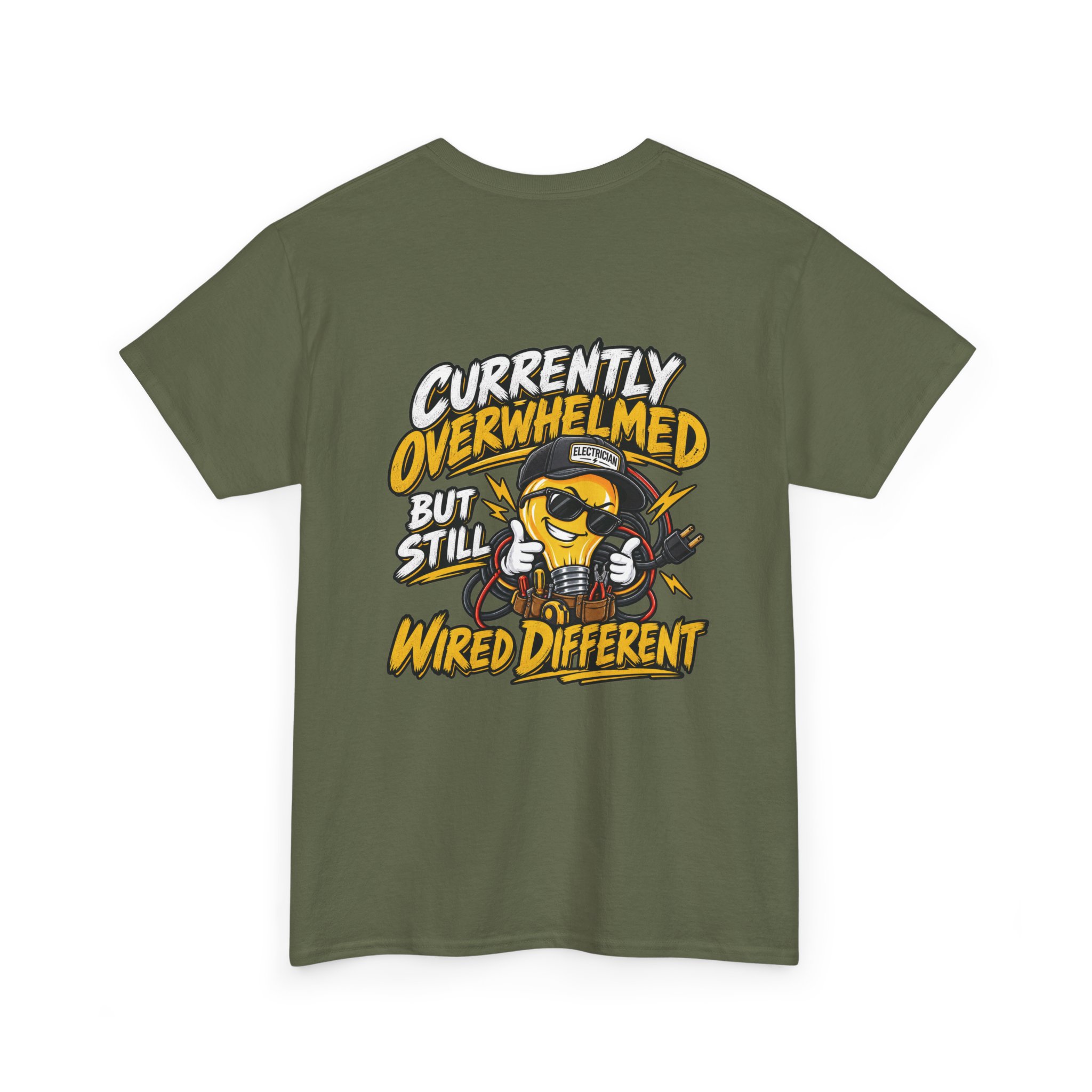 Currently Overwhelmed, But Still Wired Different Electrician T-Shirt - Image 23