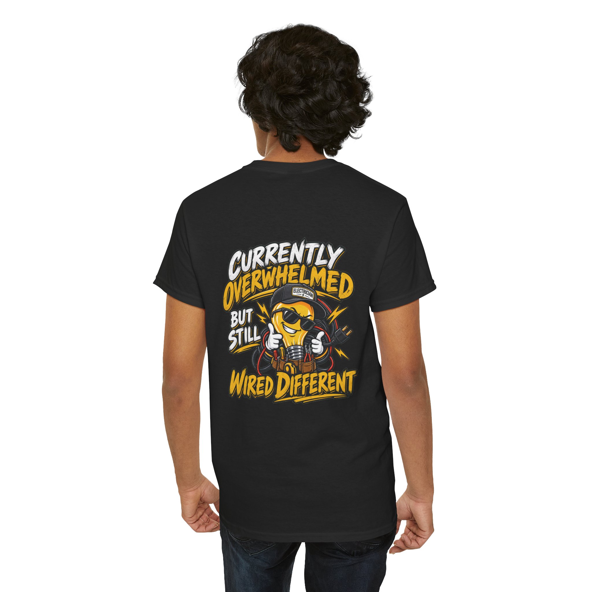 Currently Overwhelmed, But Still Wired Different Electrician T-Shirt - Image 14